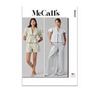 McCall Pattern M8563A - Cartamodello per top, pantaloncini e pantaloni da donna, taglie dalla XS alla S alla XL
