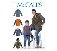 McCall' s Patterns 7638, Pantaloni e Giacca da Ragazzo, Multi-Colour, Small/X-Large