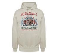 McCallisters Home Security | Kevin - da solo a casa | Maglione natalizio con cappuccio, pietra naturale, L