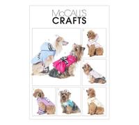McCall's, Cartamodelli per Mantella per Cagnolino, 7 Varianti, Istruzioni in Inglese