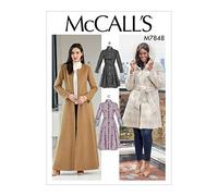 McCall's Cartamodello M7848 per cappotti e cinture da donna