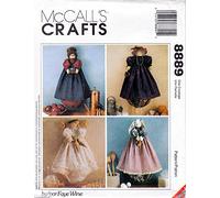 McCalls Crafts 8889 Craft Pattern Plastic Bag Holders: Angel, Bunny, Teacher, Purple Lady by McCall's