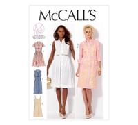 McCall's M6696 - Cartamodello da Cucito per Capo d'Abbigliamento alla Moda, Istruzioni in Inglese/Tedesco MC 6696 B5 (8-10-12-14-16) Deutsche Größe 34-42