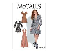 McCall's M7802, Cartamodello, Modello, Carta, Bianco, 14-16-18-20-22