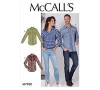 McCall's M7980, cartamodello per cucito, carta, bianco, vari