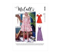 McCalls M8108A5 - Cartamodello per abiti da donna, taglie 46-8-10-12-14, formato A5