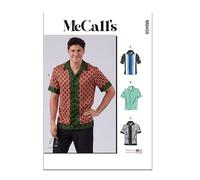 MCCALLS M8459AA - Camicia da uomo AA (34-36-38-40-42)