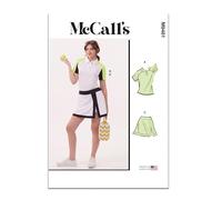 MCCALLS M8481Y5 - Cartamodello per top e gonne da donna, Y5 (18-20-22-24-26)