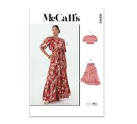 MCCALLS M8482D5 - Cartamodello per top e gonne da donna, taglie dalla 36 alla 44