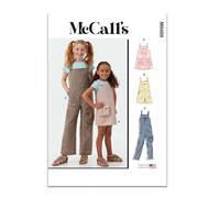 MCCALLS M8489HH - Cartamodello per grembiule e tute da bambina HH (3-4-5-6)