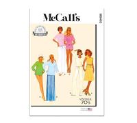 MCCALLS M8493A - Cartamodello per maglie, gonne, pantaloni e pantaloncini da donna, taglie XS-S-M-L)