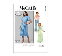 MCCALLS M8569H5 - Cartamodello per abito da donna con varianti di maniche e top, di Laura Ashley, H5 (38-42-46)