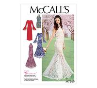 McCall's Modelli 7569 A5, Abiti da Donna, Taglie 6-14, Tessuto, Multicolore, 17 x 0,5 x 0,07 cm