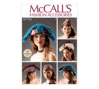McCall's Pattern M7705 Cappelli da donna di Forme Millinery CARTAMODELLO PER CUCIRE Taglia unica (7705)