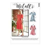 McCall's Pattern M8036E5 Misses' Dresses & Sash M8036E5-Abito da Donna e Fascia, Carta, Vario, E5 (14-16-18-20-22)