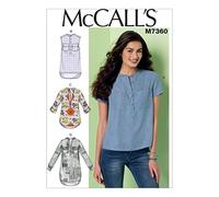 McCall's Patterns 7360A5-Cartamodello per Top da Donna, Taglia: 46