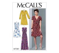 McCall's Patterns 7381 Y-Cartamodello per Vestiti, Misure XS, M