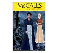 McCall's Patterns 7493 A5, Costumi da Donna, Taglie 6-14, Tessuto, Multicolore, 152 x 213 cm