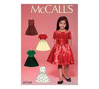 McCall's Patterns 7648 CCE - Cartamodello per Abiti da Bambina, Multicolore, 17 x 0,5 x 0,07 cm