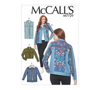 McCall's Patterns Cartamodello per Giacche e Gilet da Donna, Tessuto, Multicolore, 17.00 x 0.5 x 0.070 cm