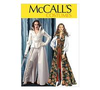 McCall's Patterns M6819 E5 - Cartamodello per Cucire Costumi da Donna, Confezione da 1, Colore: Bianco, Taglie: da 46 a 54
