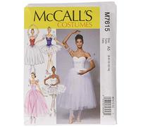McCall's Patterns McCall Pattern 7615 A5-Cartamodello per Costumi da Balletto da Donna, Taglie dalla 38 alla 46, Tessuto, Multicolore, 17.00 x 0.5 x 0.070 cm