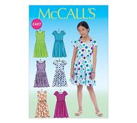 McCall's Patterns MC7079 Pls - Cartamodello per Vestito per Bambina, Taglie US 10H/12H/14H/16H