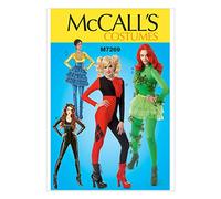 McCall's Patterns McCall's Pattern 7269 AX5-Cartamodello per Costumi da Donna, Taglie 4-6-8-10, Pelle, Wutgf, AX5 (4-6-8-10-12)