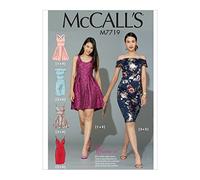 McCall's Cartamodello Misses' Dresses per abiti da donna, carta multicolore