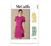 MCCALLS Sewing Patten M8529D5 - Abito da donna con maniche varianti, D5 (4-6-8-10-12)