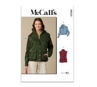 MCCALLS Sewing Patten M8532A - Giacca e gilet da donna A (XS-S-M-L-XL-XXL)