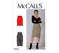 McCall's Sewing Pattern-M8004E5 - Cartamodello per gonna e cintura, da donna, in carta, colore: bianco