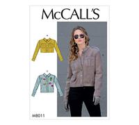 McCall's Sewing Pattern-M8011Z - Cartamodello per giacche da donna, colore: bianco