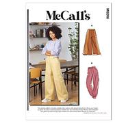 McCall's Sewing Pattern M8206F5 F5 (16-18-20-22-24) Pantaloni da Donna, Multicolore