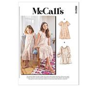 McCall's SEWING pattern M8216A Abiti da donna e da bambino, Multicolore, A (3-4-5-6-7-8 (Children), XS-S-M-L-XL (Misses)