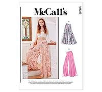 McCalls Sewing Pattern M8223ZZ ZZ - Cartamodello per pantaloni da donna, multicolore