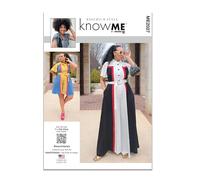 McCall's Tutina Corta da Donna e Tuta Lunga Fino al Pavimento Set di cartamodelli per Cucito, codice ME2027, Carta, Multicolore, 30W-32W-34W-36W-38W