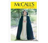 McCall's Women's Lined Cape Costume Sewing Pattern by Angela Clayton, 4-22 M7886, mccalls, mccall, cucito, modello, Carta, Tinta unita, All Sizes in One Envelope