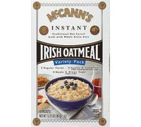McCanns Instant Irish Oatmeal Variety Pack of Regular, Apples & Cinnamon, and Maple & Brown Sugar, 10 ct