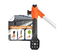 MCCAULEY Gutter Cleaner PRO, Gutter Cleaning from The Ground, Plus Clean from Roof And Ladder, And Clean off Gutter Guards from The Ground.