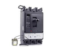 MCCB Breaking Capacity 36kA Adjustable Current 160A 400A 3P HSX-160F Moulded Case With Shunt Release MQXFCZUX(160A)
