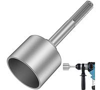 Mcclellanty SDS-Max, cacciavite per asta di terra cacciavite da trapano in acciaio robusto da 65 mm, per aste di messa a terra trapano a martello rotante (2,56 pollici)