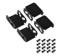 Mcclellanty Supporto Ventola Doppia Ventola per Radiatore Computer per Raffreddamento Scheda Video DIY Supporto 80MM/90MM/120MM/140MM (4 Pezzi)