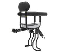 MccoMMon Seggiolino anteriore per bicicletta, con staffa di sicurezza, cintura di sicurezza e pedale, comodo seggiolino per bambini, fino a 80 kg, per mountain bike, city bike, biciclette pieghevoli