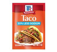 McCormick 30% in meno di sodio Taco Spice Mix 1 oz