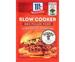 McCormick BBQ Pulled Pork Seasoning Mix (1.6 oz Packets) 4 Pack