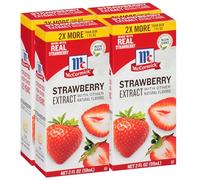 McCormick Estratto di fragola con altri aromi naturali, 59 ml (4 pezzi)