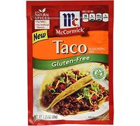 McCormick Gluten Free Taco Seasoning Mix (Pack of 4) 1.25 oz Packets by McCormick