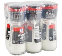 McCormick Macinasale marino, 60 ml (6 pezzi) - 1 bottiglie di vetro da 60 ml di sale marino mediterraneo, ideale per l'uso da tavola