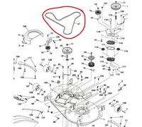 Mcculloch Deck Taglierino Lama Cintura 107cm M155-107HRB M200-107TC M165-107